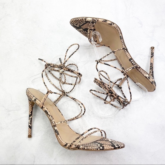 [Steve Madden] Badgirl Ankle Wrap Stiletto Sandal - Picture 8 of 10